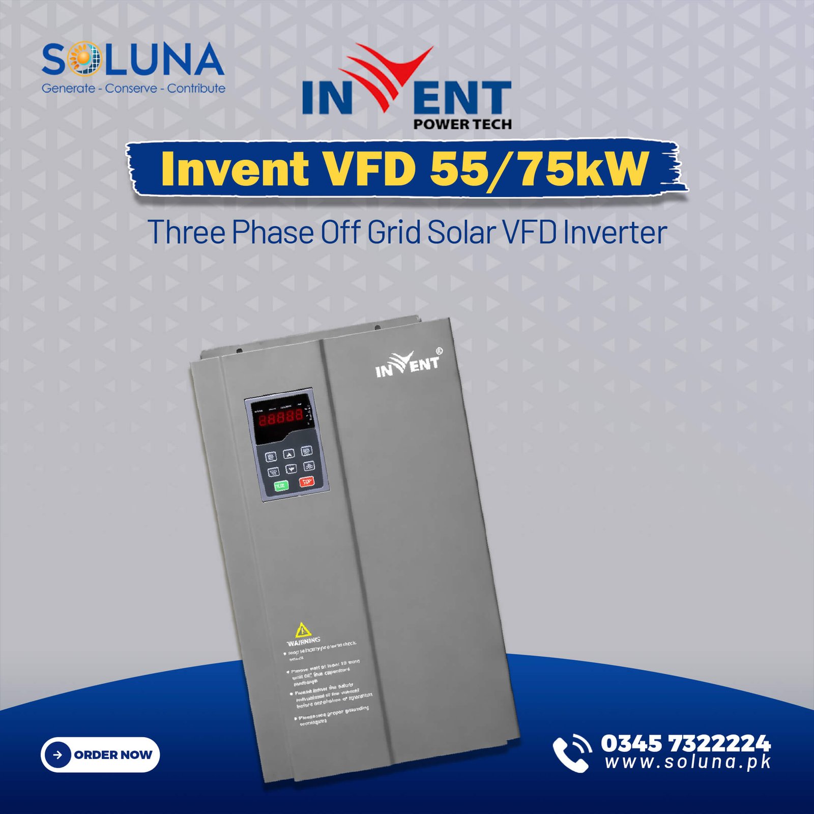 Invent VFD 55-75kW