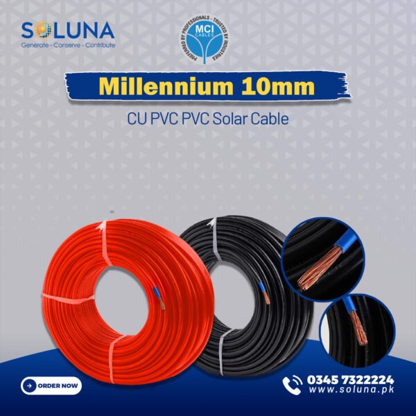 Millennium 10mm CU PVC PVC Solar Cable