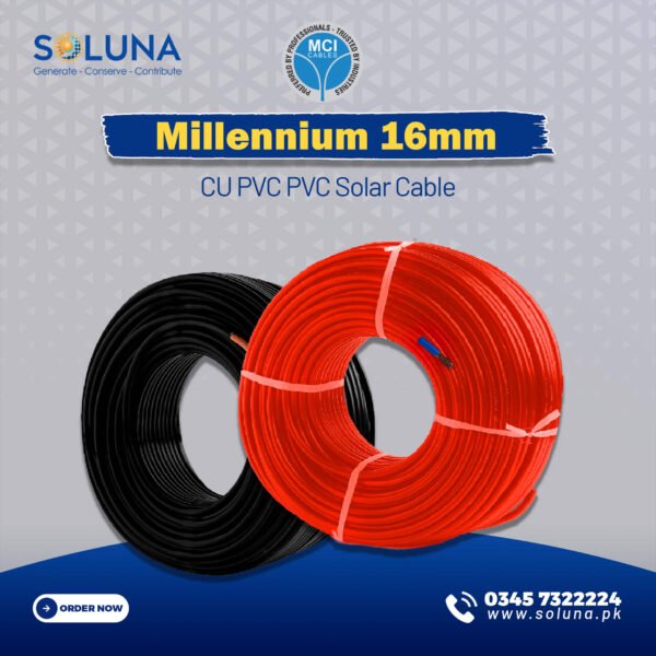 Millennium 16mm CU PVC PVC Solar Cable
