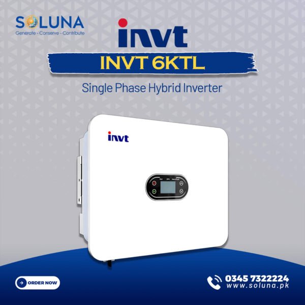 INVT 6KTL Single Phase Hybrid Inverter