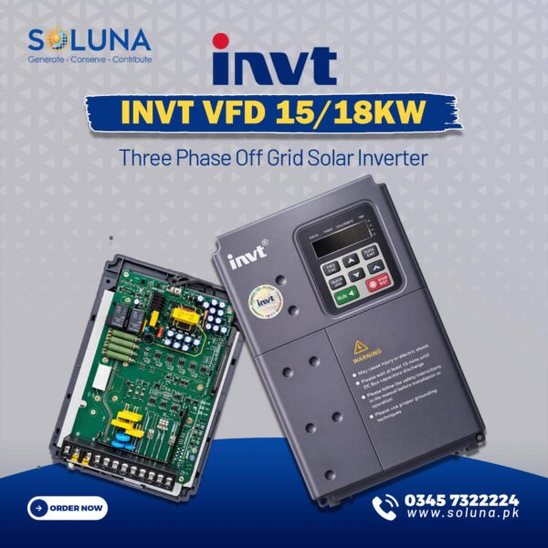 INVT VFD 15-18 kW Three Phase Off Grid Solar Inverter
