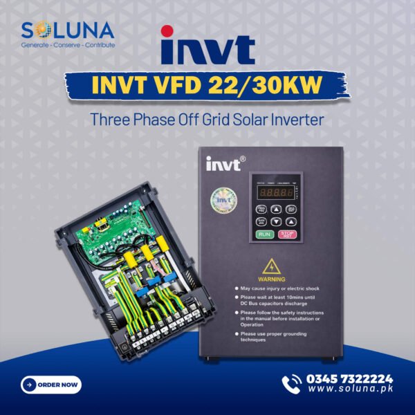 INVT VFD 22-30 kW Three Phase Off Grid Solar Inverter