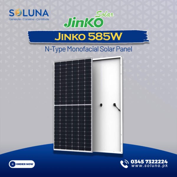 Jinko 585W N-Type Monofacial Solar Panel