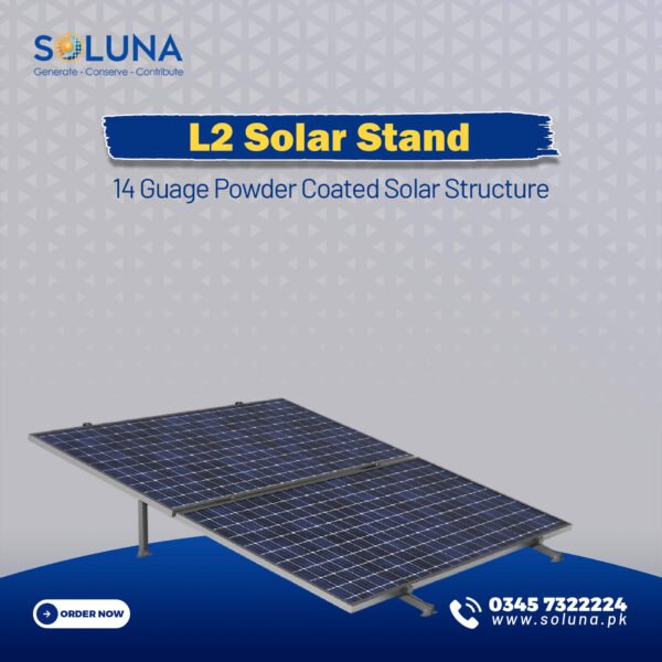 l2 solar stand powder coated