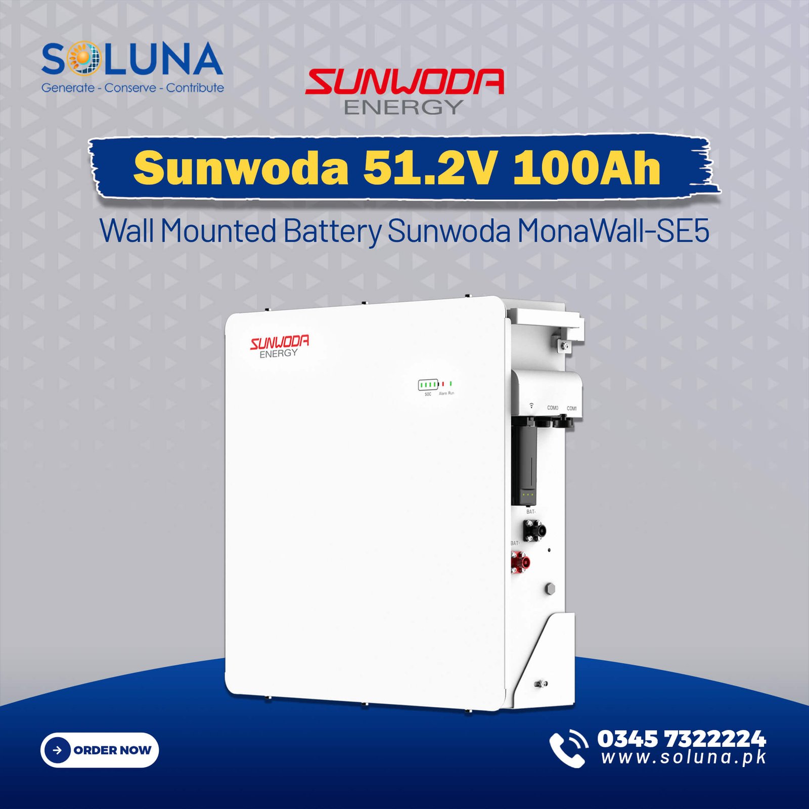 Sunwoda MonaWall Solar Battery