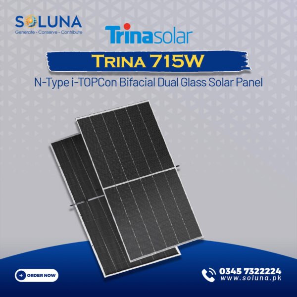 trina 715w dual glass solar panel