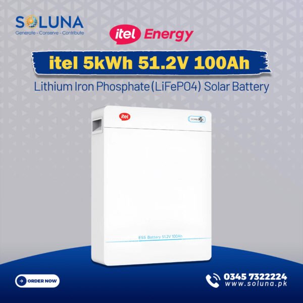 itel 5kWh 51.2V 100Ah Solar Battery
